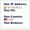 Your IP, Browser, OS Details