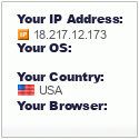 Your IP,Browser,OS Details