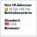 Angaben zur IP-Adresse